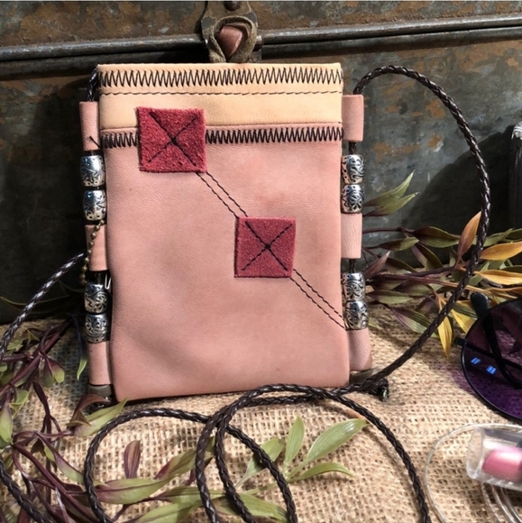 Mini Crossbody Bag NWT Random Voice Leather Suede Purse Live In The Moment NWT - Picture 10 of 12